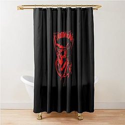 HateBreed red iblis Shower Curtain