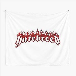 hatebreed logo Red flame Tapestry