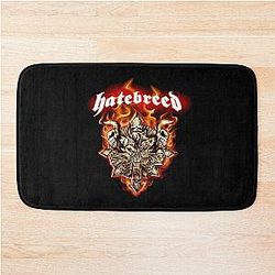 HATEBREED devil and skull Bath Mat