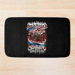 Slaughter To Prevail Hatebreed Worldwide Brutality American Flag Bath Mat