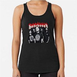 hatebreed all out personil Racerback Tank Top