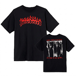 Flame Grave Graphic Tee LA 1706 Hatebreed T-Shirts
