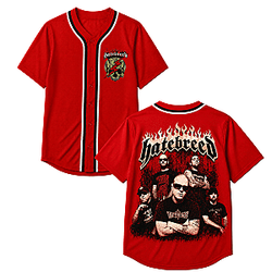 Hatebreed Band Pics HTCT3007 Hatebreed Baseball Jersey