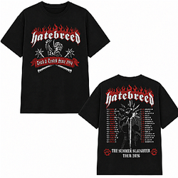 The Summer Slaughter Tour 2026 LA0308 Hatebreed T-Shirts