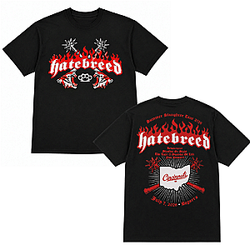 2026 Tour Tee Cincinnati Ohio Bogart's Summer Slaughter DTNK2608 Hatebreed T-Shirts