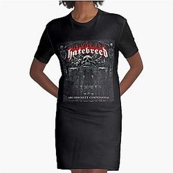 Logo Hatebreed Graphic Essential Graphic T-Shirt Dress