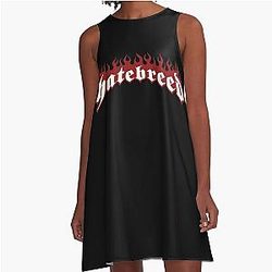 rcti oke logo hatebreed tour 2019 A-Line Dress