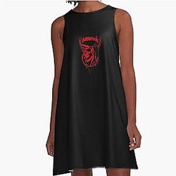 HateBreed red iblis A-Line Dress