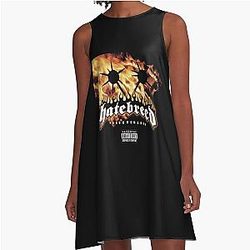 Hatebreed Band Logo Mirel Essential A-Line Dress