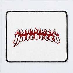 hatebreed logo Red flame Mouse Pad