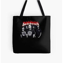 hatebreed all out personil All Over Print Tote Bag