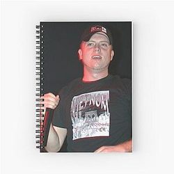 Jamey Jasta Hatebreed Photograph Spiral Notebook