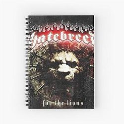 rcti oke the hatebreed lions 2020 Spiral Notebook