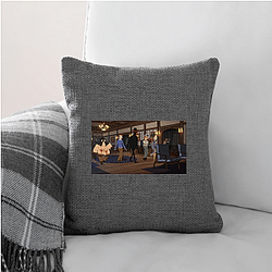 Haunted Hotel The World Is A Ghostly Family Haunted Hotel Pillows Cover