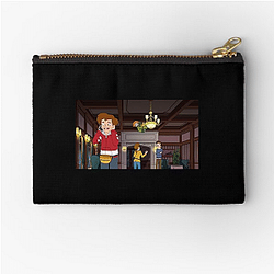 Haunted Hotel Always Spooky Always Heartwarming Haunted Hotel Zipper Pouches