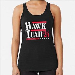Hawk Tuah 24 Spit On That Thang Election Racerback Tank Top