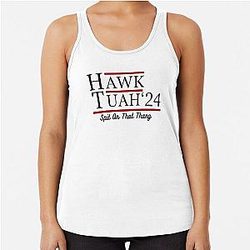 Hawk Tuah 24  Racerback Tank Top