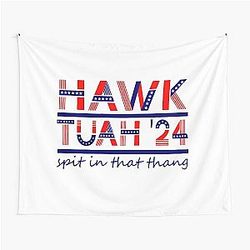 Hawk Tuah 24 Spit On That Thang Tapestry