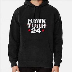 Hawk Tuah Tawk Tuah Talk Funny Meme halk tua 24 Pullover Hoodie