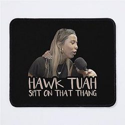 Hawk Tuah! spit on that thang. hawk tuah girl interview   Mouse Pad
