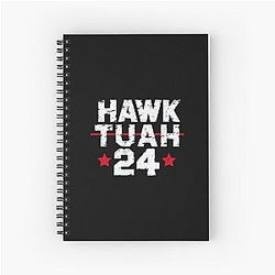 Hawk Tuah Tawk Tuah Talk Funny Meme halk tua 24 Spiral Notebook