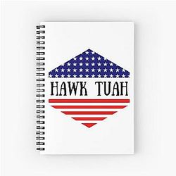 Hawk Tuah Girl - Spit on That Thang Spiral Notebook