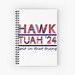 Hawk Tuah 24 Spit On That Thang Spiral Notebook