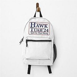 Hawk Tuah Spit on That Thang Funny Meme Backpack