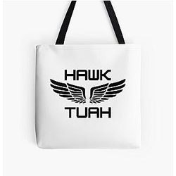 Hawk Tuah!  All Over Print Tote Bag