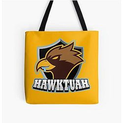 Team Hawk Tuah All Over Print Tote Bag