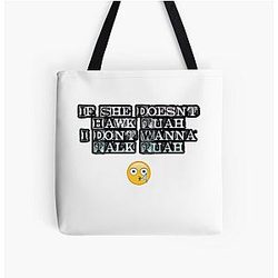 Hawk Tuah All Over Print Tote Bag