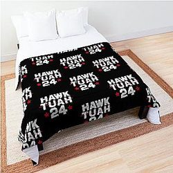 Hawk Tuah Tawk Tuah Talk Funny Meme halk tua 24 Comforter
