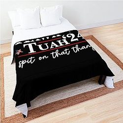 Hawk Tuah 24 Spit On That Thang Comforter