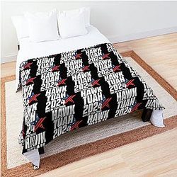 Hawk Tuah 24 Spit On That Thang Comforter