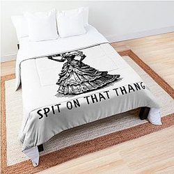 Hawk Tuah Girl Spit on That Thang Comforter