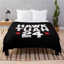 Hawk Tuah Tawk Tuah Talk Funny Meme halk tua 24 Throw Blanket