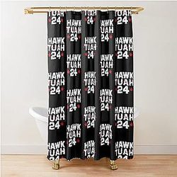 Hawk Tuah Tawk Tuah Talk Funny Meme halk tua 24 Shower Curtain