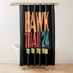 Hawk Tuah - spit on that thang Shower Curtain