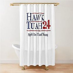 Hawk Tuah 24 Spit On That Thang Shower Curtain