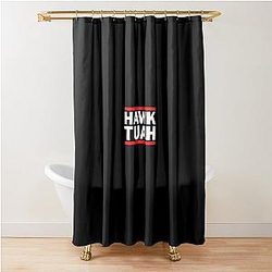 HAWK TUAH Girl Style T-shirt Shower Curtain