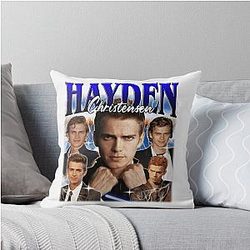 Hayden Christensen Vintage Throw Pillow