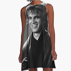 Hayden Christensen Dramatic A-Line Dress