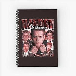Hayden Christensen Vintage Spiral Notebook