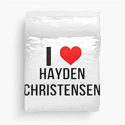 I Heart Hayden Christensen Duvet Cover