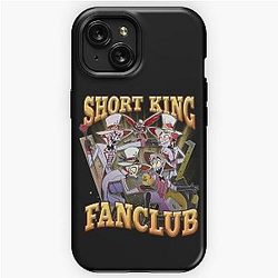 Lucifer short king fanclub - Hazbin Hotel iPhone Tough Case