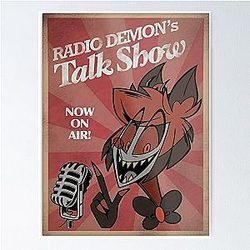 Hazbin Hotel - Radio Demon Poster Poster