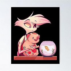 Hazbin Hotel Angel Dust Poster