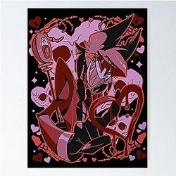 Alastor Valentines Day - Hazbin Hotel Poster