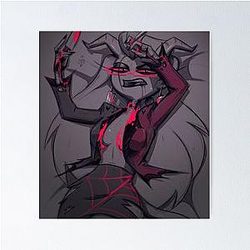 Hazbin hotel Velvet Poster