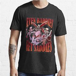 Lucifer Even baddies get saddies - Hazbin Hotel Essential T-Shirt